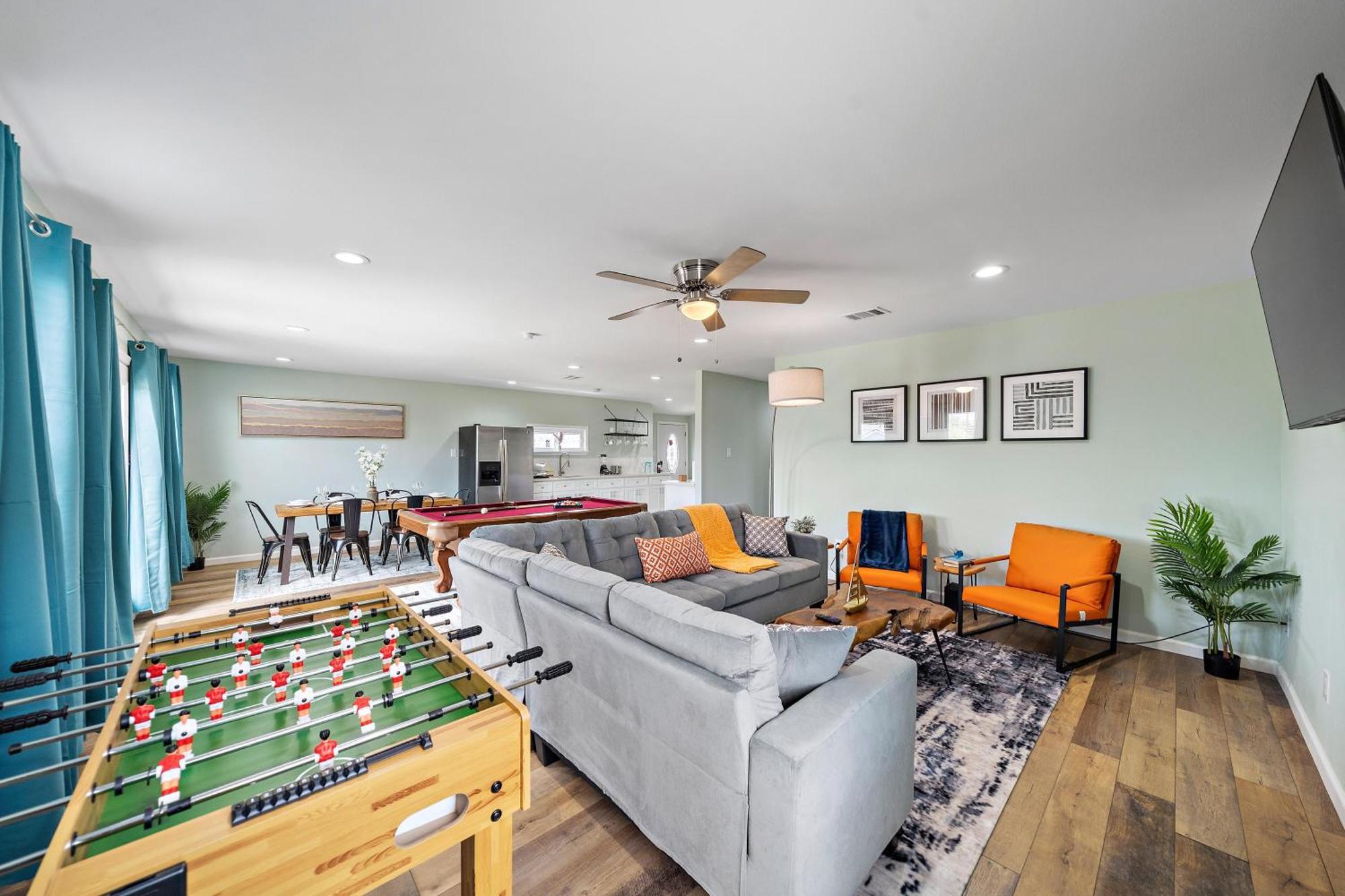 Nr Beach Pier Oasis Game Tables Yard Bbq กาลเวสตัน ภายนอก รูปภาพ