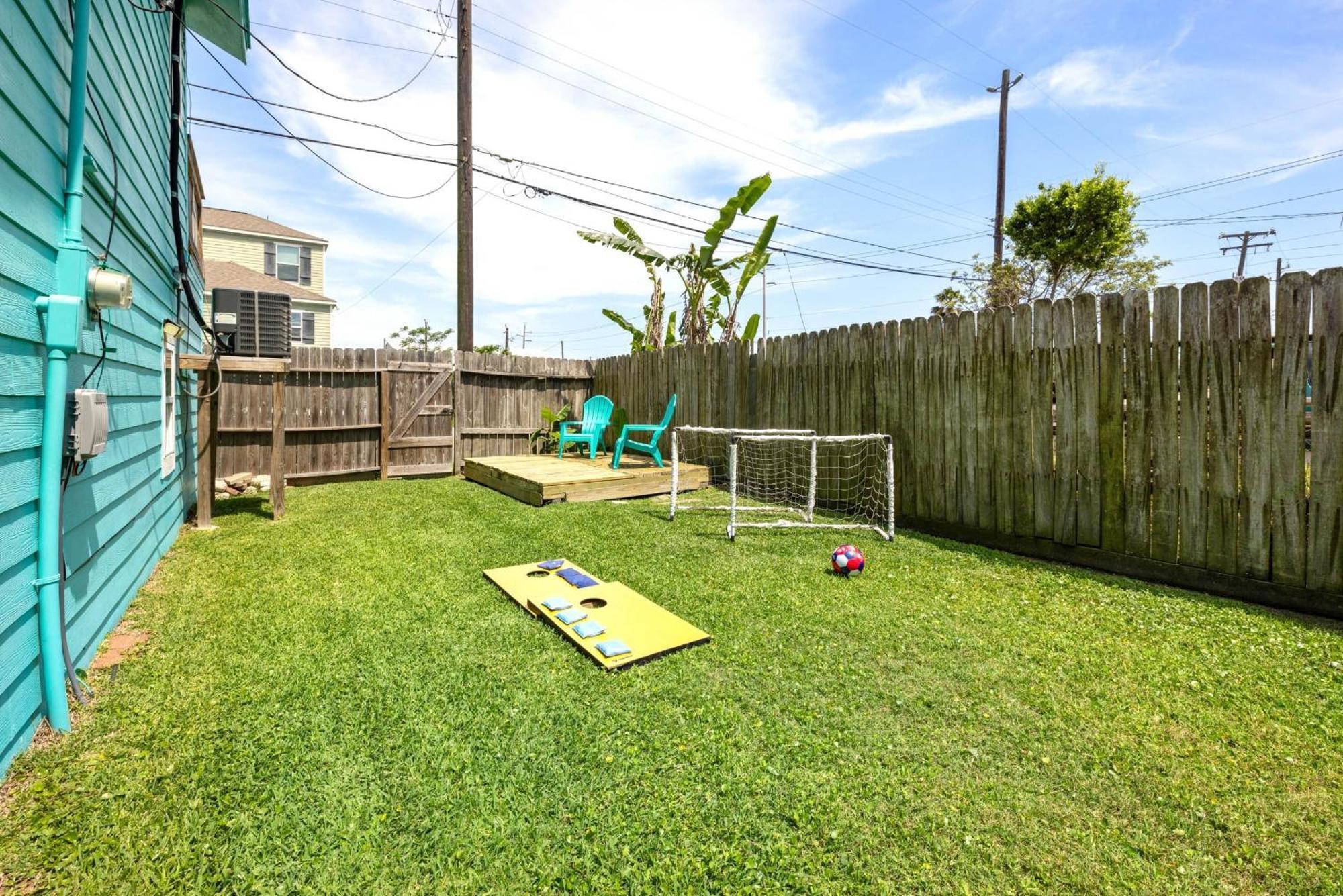 Nr Beach Pier Oasis Game Tables Yard Bbq กาลเวสตัน ภายนอก รูปภาพ